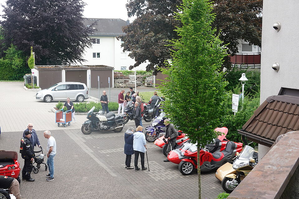 Ausflug mit Motorrad
