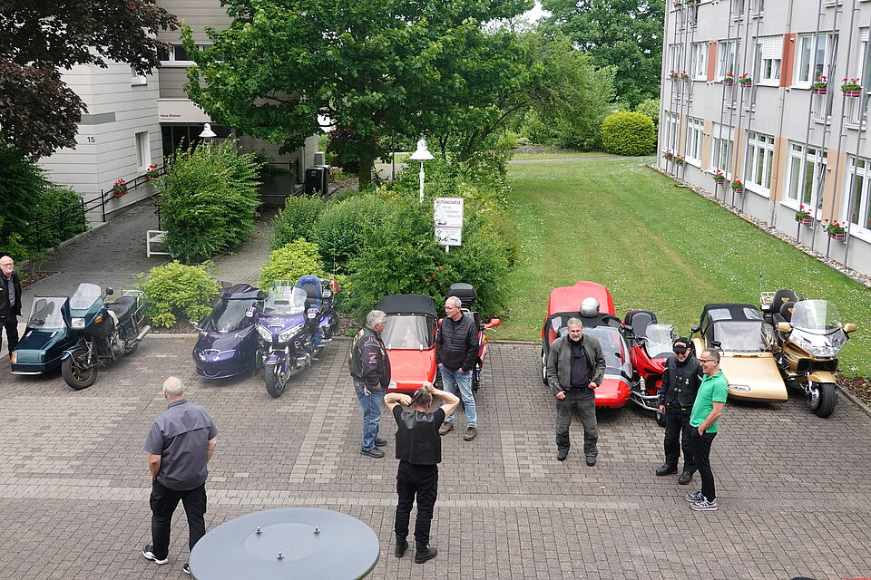 Ausflug mit dem Motorrad